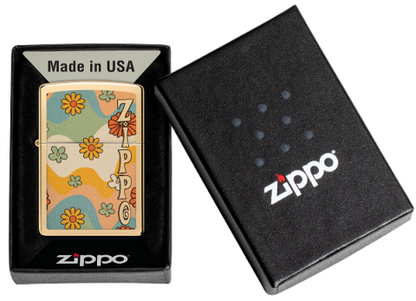 48503 ZIPPO花朵防風打火機