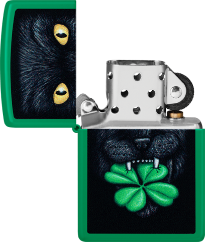 46721 Lucky Cat Design Windproof Lighter