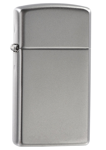 1605 Slim Satin Chrome Windproof Lighter