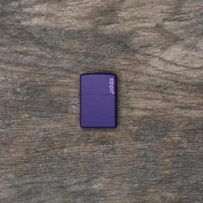 237ZL Purple Matte Zippo Logo Windproof Lighter