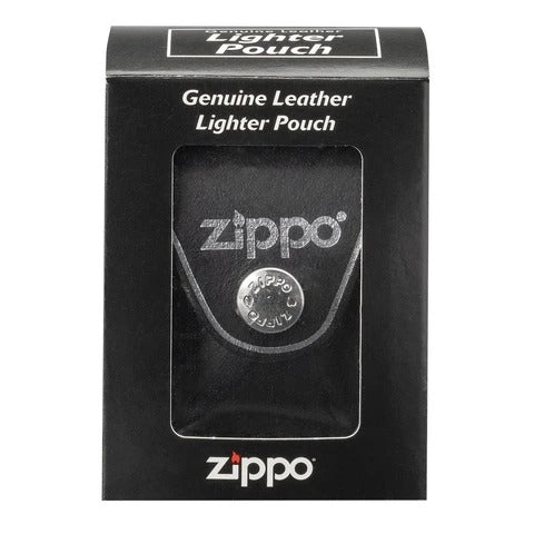 LPCBK Zippo Leather Lighter Pouch with Belt Clip – Black