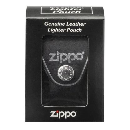 LPCBK Zippo Leather Lighter Pouch with Belt Clip – Black