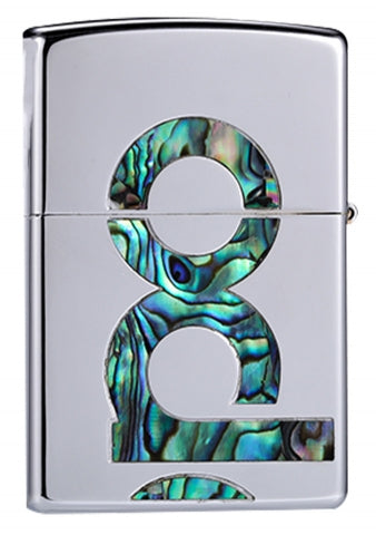 Z-025 Classic Logo Iridescent Shell Windproof Lighter
