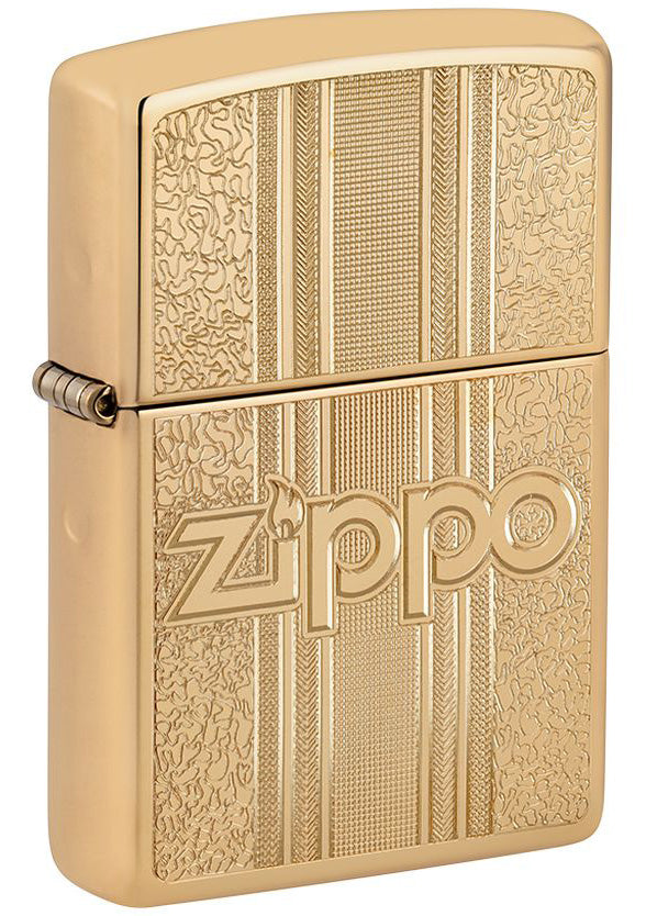 29677 Retro Brass Texture Design Windproof Lighter