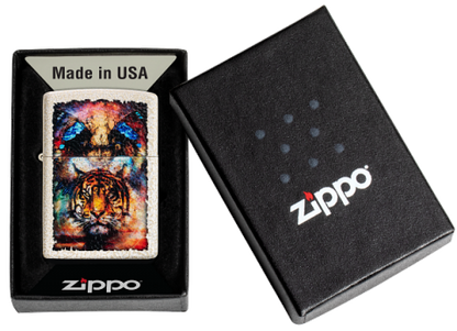 49579 Colorful Bengal Tiger Windproof Lighter