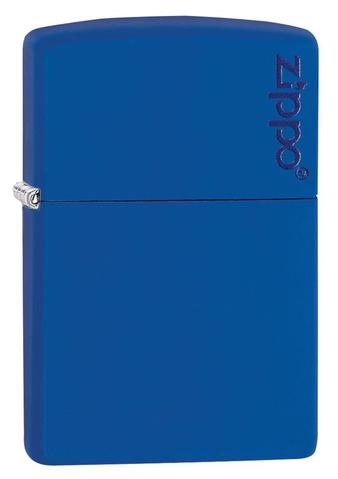 229ZL Royal Blue Matte Zippo Logo Windproof Lighter