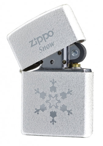 ZA-1-6 #冬季戀歌-雪花獨秀防風打火機