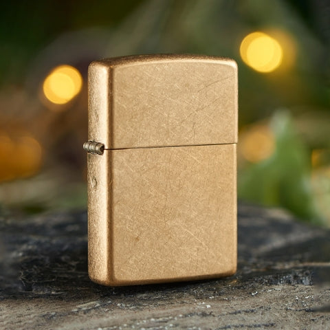 49477 Vintage Brass Windproof Lighter