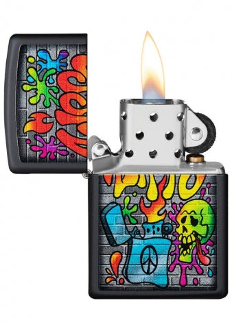 49605 Street Art Windproof Lighter