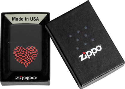 48719 Heart Art Windproof Lighter