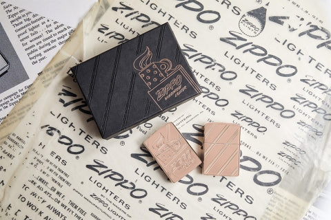 48768 Armor® Rose Gold Script Collectible Windproof Lighter