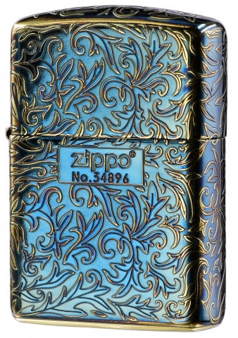 ZA-3-21A Finely Carved Embroidered Arabesque (Armor) Windproof Lighter
