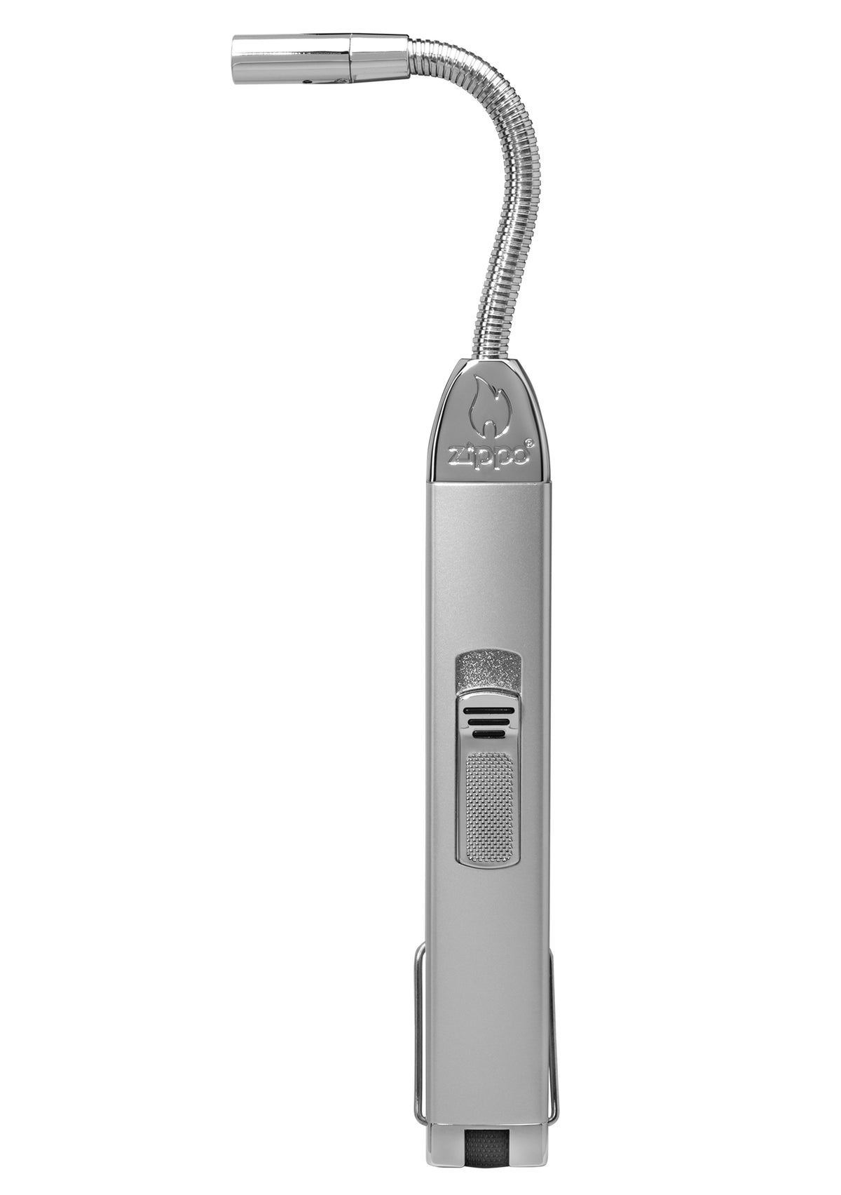 121653 Zippo Flex Neck Utility Lighter – Silver, Gift Box