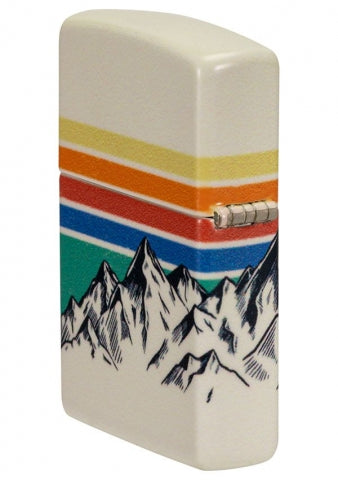 48573 Mountain Sunset Windproof Lighter