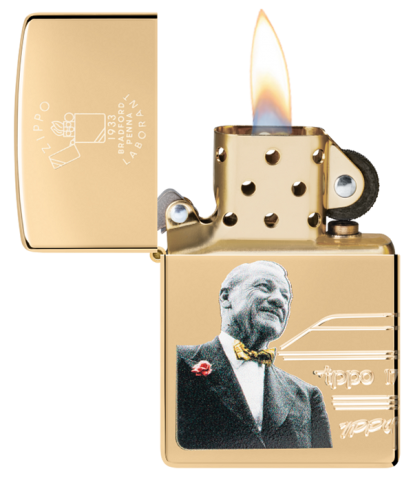 48716 2023 Founder’s Day Armor® Bottom Stamp Evolution Limited Edition Windproof Lighter