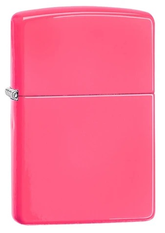 28886 Pink Neon Fluorescent Paint Windproof Lighter