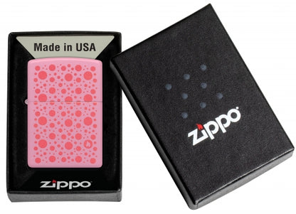 46170 Pink Spots Windproof Lighter