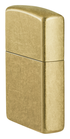 48267 Classic Tumbled Brass Windproof Lighter