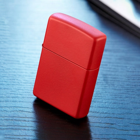 233 Red Matte Windproof Lighter
