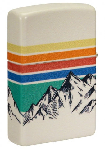 48573 Mountain Sunset Windproof Lighter