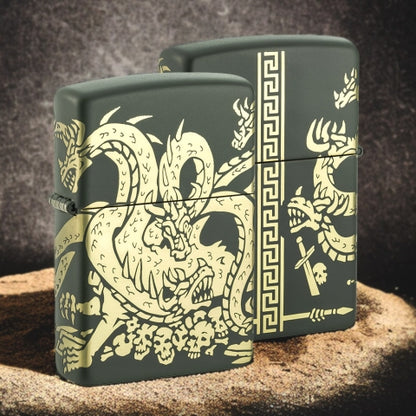48907 Multi-Headed Dragon Windproof Lighter