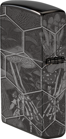 46425 Psychedelic Skull Windproof Lighter