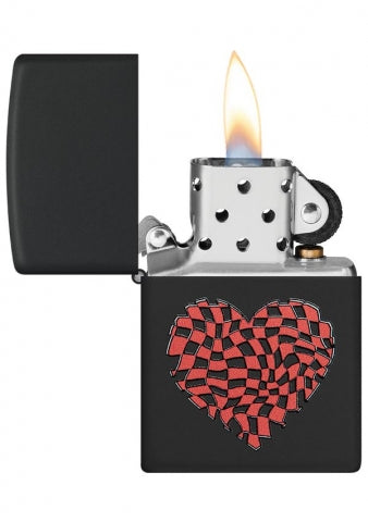 48719 Heart Art Windproof Lighter