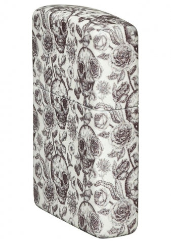 49458 Skull Shadow Windproof Lighter