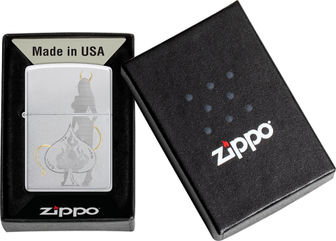 48658 Spade Demon Windproof Lighter