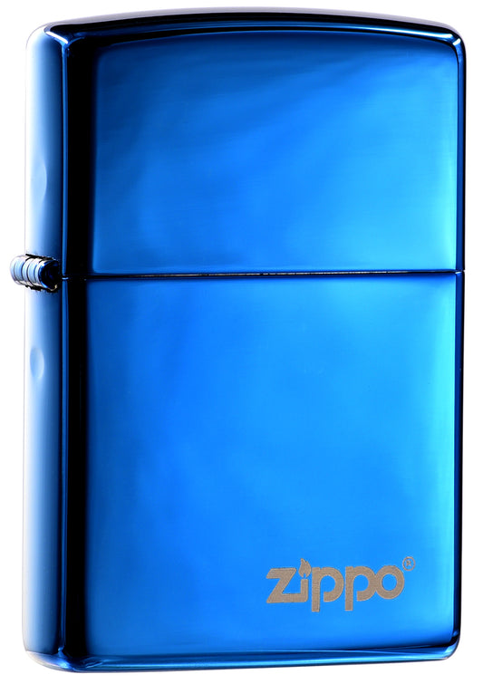 20446ZL Sapphire Zippo Logo Windproof Lighter