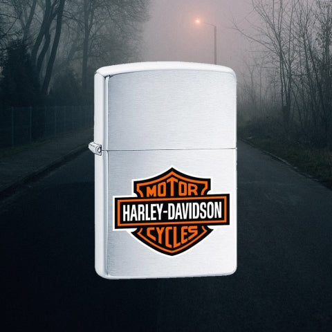 200HD.H252 Harley-DavidsonR Classic Chrome Logo Design