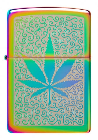 48925 Cannabis Design Windproof Lighter