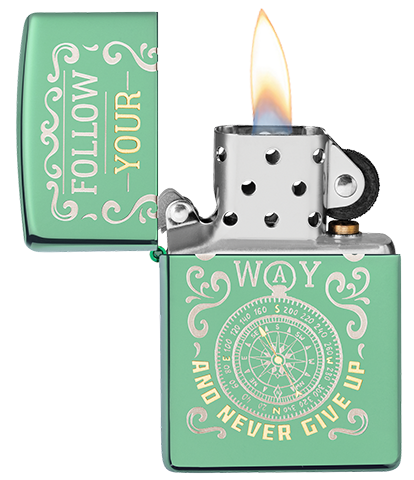 49161 Follow Your Heart Windproof Lighter