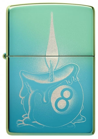 48615 Candlelit Eight Ball Windproof Lighter