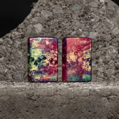 46147 Galactic Skull Windproof Lighter