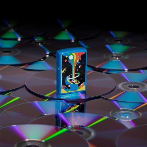 46155 Geometric Universe Windproof Lighter