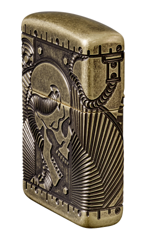 29268 Steampunk - Skull (Armor) Windproof Lighter