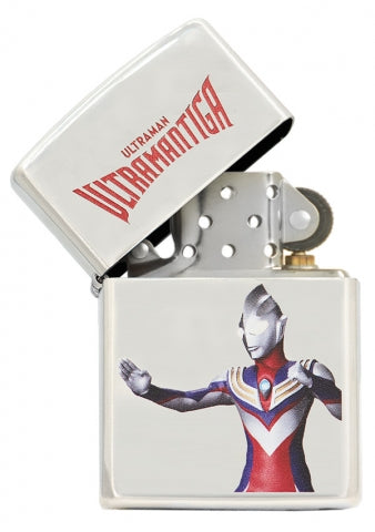 CZA-2-45 Ultraman Tiga Silver Collector's Edition Windproof Lighter