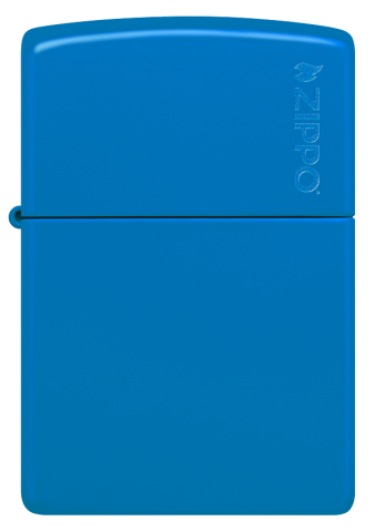 48628ZL Sky Blue Glossy Paint Windproof Lighter