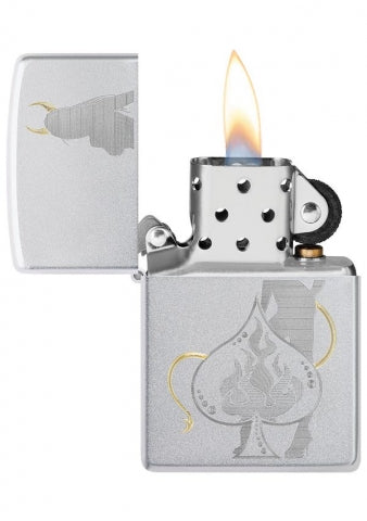 48658 Spade Demon Windproof Lighter
