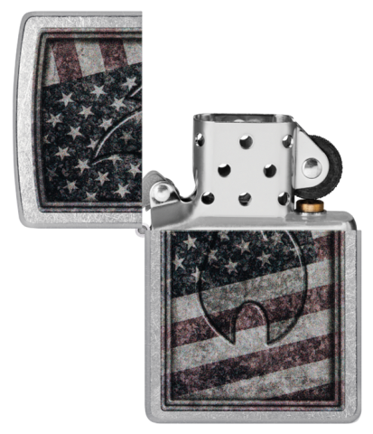 48180 American Flame Flag Windproof Lighter