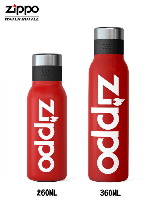 Sporty Stainless Steel Insulated Bottle (Lava Red) 260ml