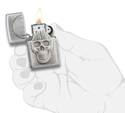 29818 Hardcore Skull Windproof Lighter