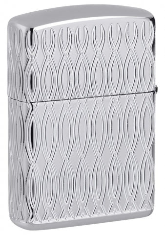 48838 Geometric Flame Pattern Windproof Lighter