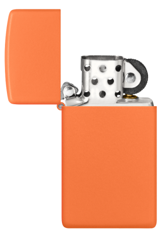 1631 Slim Orange Matte Windproof Lighter