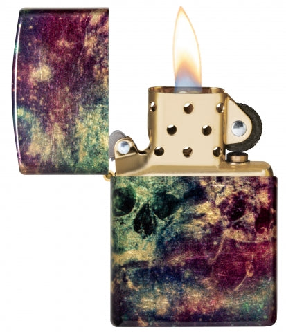 46147 Galactic Skull Windproof Lighter
