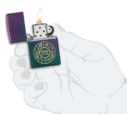 49399 Lucky Symbols Windproof Lighter
