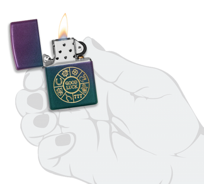 49399 Lucky Symbols Windproof Lighter