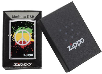 29606 Peace Symbol Windproof Lighter