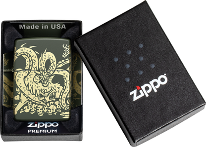 48907 Multi-Headed Dragon Windproof Lighter